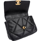 Chanel 19 Quilted Lambskin Medium Single Flap Crossbody Bag