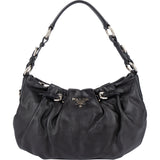 [🔄️B24 / F26] Prada Nappa Leather Gaufre Hobo Shoulder Bag - vintageandkickz
