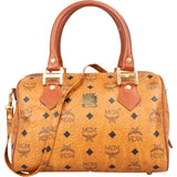 MCM Monogram Visetos Boston Handbag