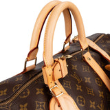 Louis Vuitton Monogram Canvas Keepall 55 Bandoulière Travel Bag