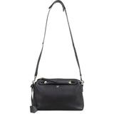 Fendi Black Leather By The Way Shoulder Handbag