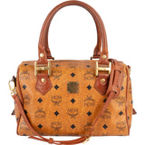 MCM Monogram Visetos Boston Handbag