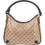 Gucci Monogram Crystal GG Abbey D-Ring Shoulder Bag
