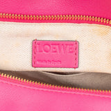 Loewe Pink Grained Calfskin Puzzle Crossbody Handbag
