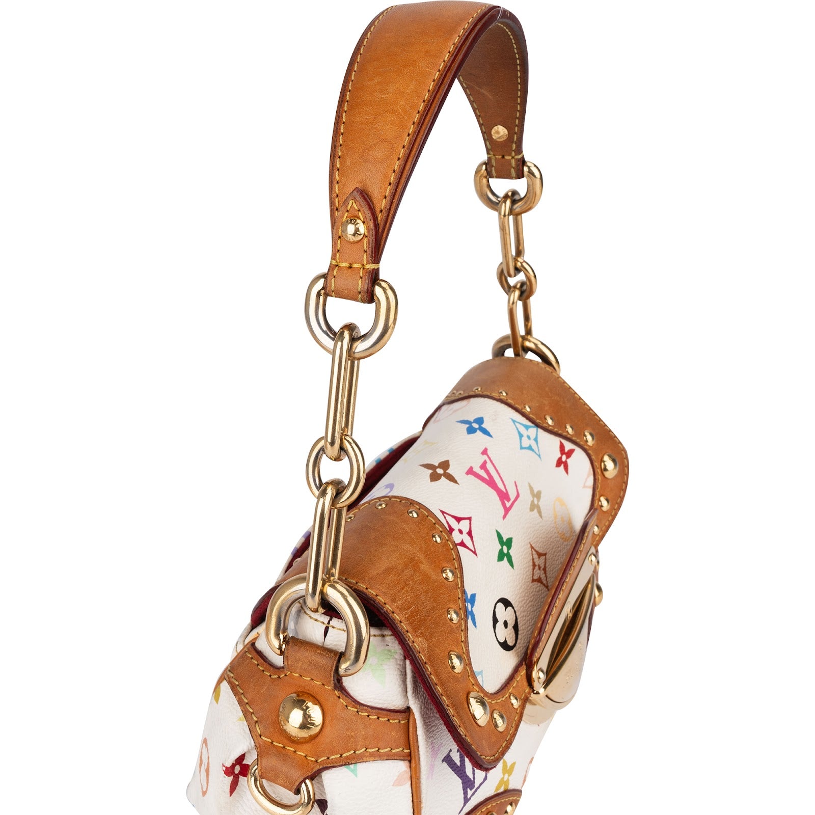 Louis Vuitton Canvas Monogram Murakami Multicolor Marilyn Handbag - vintageandkickz