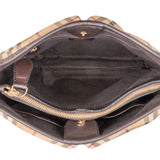 Burberry Haymarket Check Small Salisbury Tote Handbag
