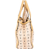 MCM Monogram Striped Visetos Canvas Stripe Hobo Shoulder Bag