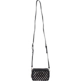 Prada Studded Soft Calf Leather Mini Camera Crossbody Bag