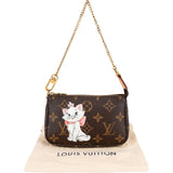 Louis Vuitton Monogram Canvas Illustre Cat Marie Mini Pochette Accessoires Handbag