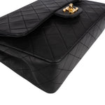 [🔄️B08 / F44] Chanel Quilted Lambskin Medium Double Flap Shoulder Bag - vintageandkickz