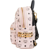 MCM Monogram Visetos Stark Side Studs Bebe Boo Mini Backpack