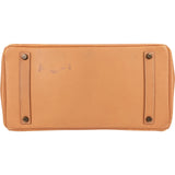 Hermès Natural Courchevel Leather Birkin 35 Handbag