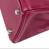 Hermès Pink Epsom Leather Kelly Sellier 28 Handbag