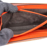 Gucci Monogram GG Supreme Bow Zip Around Wallet