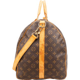 Louis Vuitton Monogram Canvas Keepall 55 Bandoulière Travel Bag