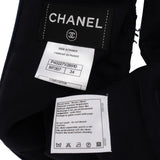 Chanel Navy Tweed Sleeveless Dress (DE 32 / FR 34)