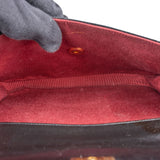 Chanel Quilted Lambskin 24K Gold Half Moon Single Flap Shoulder Bag