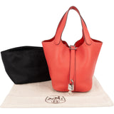 Hermès Taurillon Clemence Picotin Lock 18 Handbag