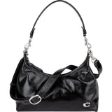 Coach Black Patent Leather Juliet Shoulder Crossbody Bag