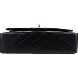 Chanel Quilted Lambskin 24K Gold Medium Double Flap Shoulder Bag