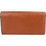 Chloé Brown Leather Marcie Flap Wallet