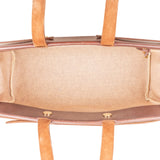 Hermès Canvas & Leather Cabas GM Shoulder Bag