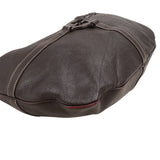 Gucci Pebbled Leather Interlocking G Hobo Shoulder Bag