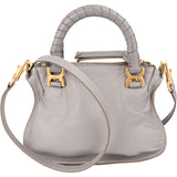 Chloé Grained Calfskin Mini Marcie Crossbody Handbag