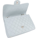 Chanel Quilted Lambskin Jumbo Single Flap Crossbody Bag