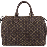 Louis Vuitton Monogram Mini Lin Speedy 30 Handbag
