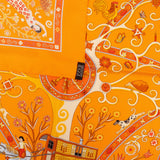 Hermès Peuple du Vent Silk Carré 90 Tuch Scarf