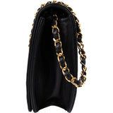 Chanel Quilted Lambskin 24K Gold Single Flap Shoulder Bag