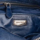 Miu Miu Vitello Lux Leather Bow Satchel Handbag