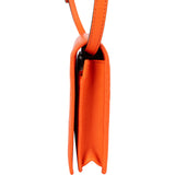 Gucci Microguccissima Orange Wallet on a Chain Crossbody Bag