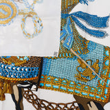 Hermès La Tenue de Vernerie Silk 90 Scarf Tuch
