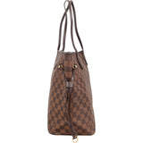 Louis Vuitton Monogram Damier Ebene Neverfull MM Shoulder Bag