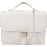 Hermès New White Togo Leather Sac à Dépêches Small 27 Business Handbag