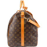 Louis Vuitton Monogram Canvas Keepall 60 Bandoulière Travel Bag