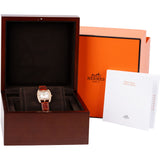 Hermès Au 750 Rose Gold Diamond Cape Cod Tonneau Mop Dial CT1.271 Watch