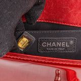 Chanel Quilted Patent Leather Small Boy Single Flap Crossbody Bag