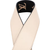 Louis Vuitton Noir Leather Monogram Giant Reverse Bags Strap