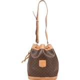 Celine Macadam Drawstring Bucket Shoulder Bag - vintageandkickz