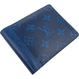 Louis Vuitton Blue Canvas Monogram Multiple Wallet
