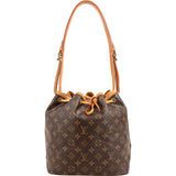 Louis Vuitton Monogram Canvas Sac Noé Petit Shoulder Bag