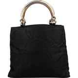 [🔄️B20 / F10] Prada Tessuto Metal Handle Tote Handbag - vintageandkickz