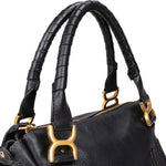 [🔄️B14 / F23] Chloé Grained Calfskin Medium Marcie Satchel Handbag - vintageandkickz