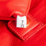 Prada Ostrich Leather Twin Pocket Tote Handbag