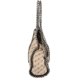 Stella McCartney Monogram Canvas Falabella Fold Over Tote Crossbody Handbag