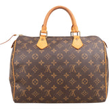 Louis Vuitton Monogram Canvas Speedy 30 Handbag