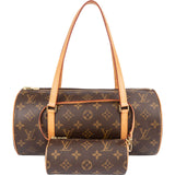 Louis Vuitton Monogram Canvas Papillon Set Handbag - vintageandkickz